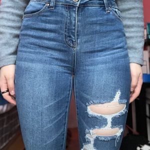 Rio low rise push-up jeans